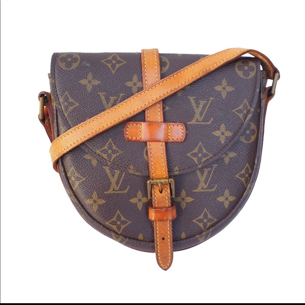 Vintage Louis Vuitton shoulder bag Chantilly Brown Monogram LV